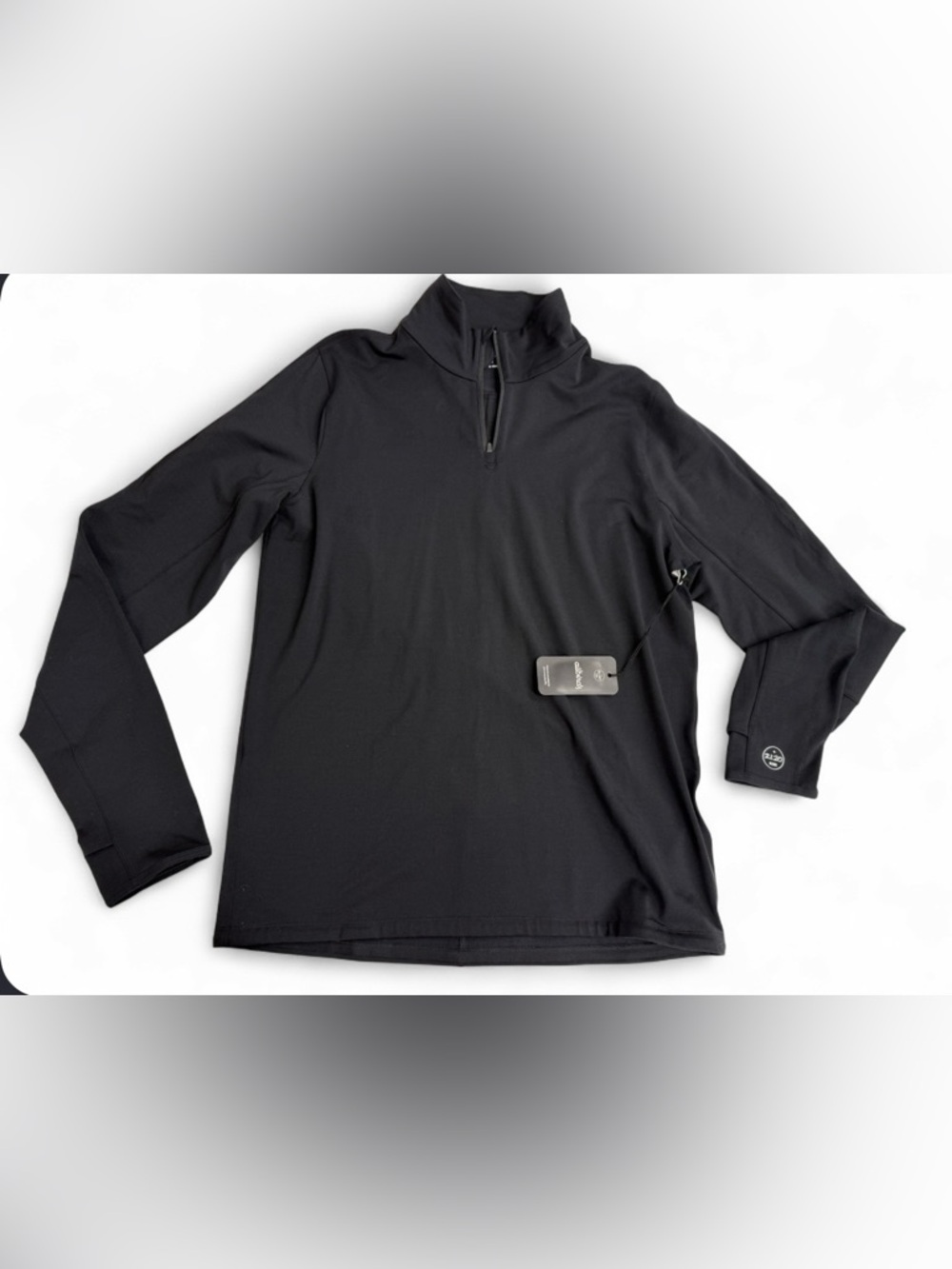 allbirds Black Half-Zip Performance Pullover